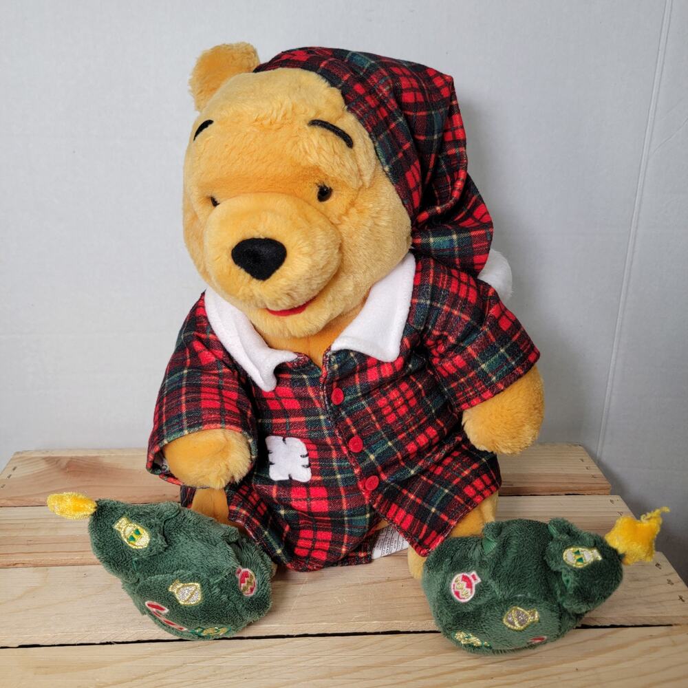 Disney Store Exclusive Winnie The Pooh "Holiday Morning" Plush